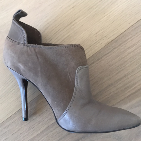 Enzo Angiolini Taupe Booties - Picture 2 of 10